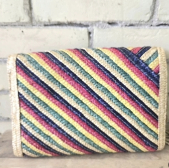 Vintage Rainbow Basket Bag - Picture 4 of 6